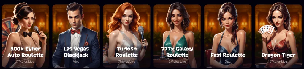 Section Casino Live d'Aphrodite